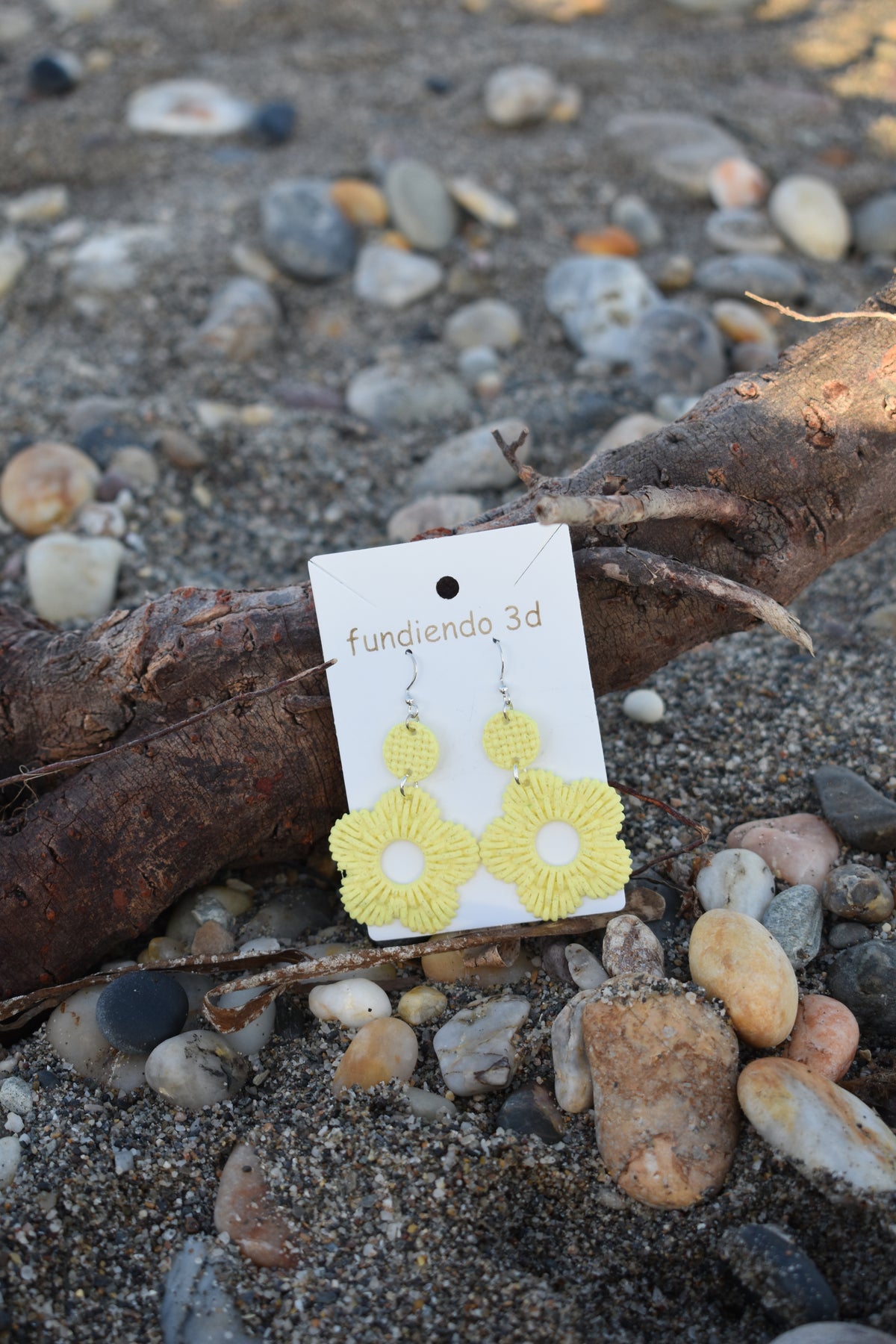 Pendientes Flor Solar