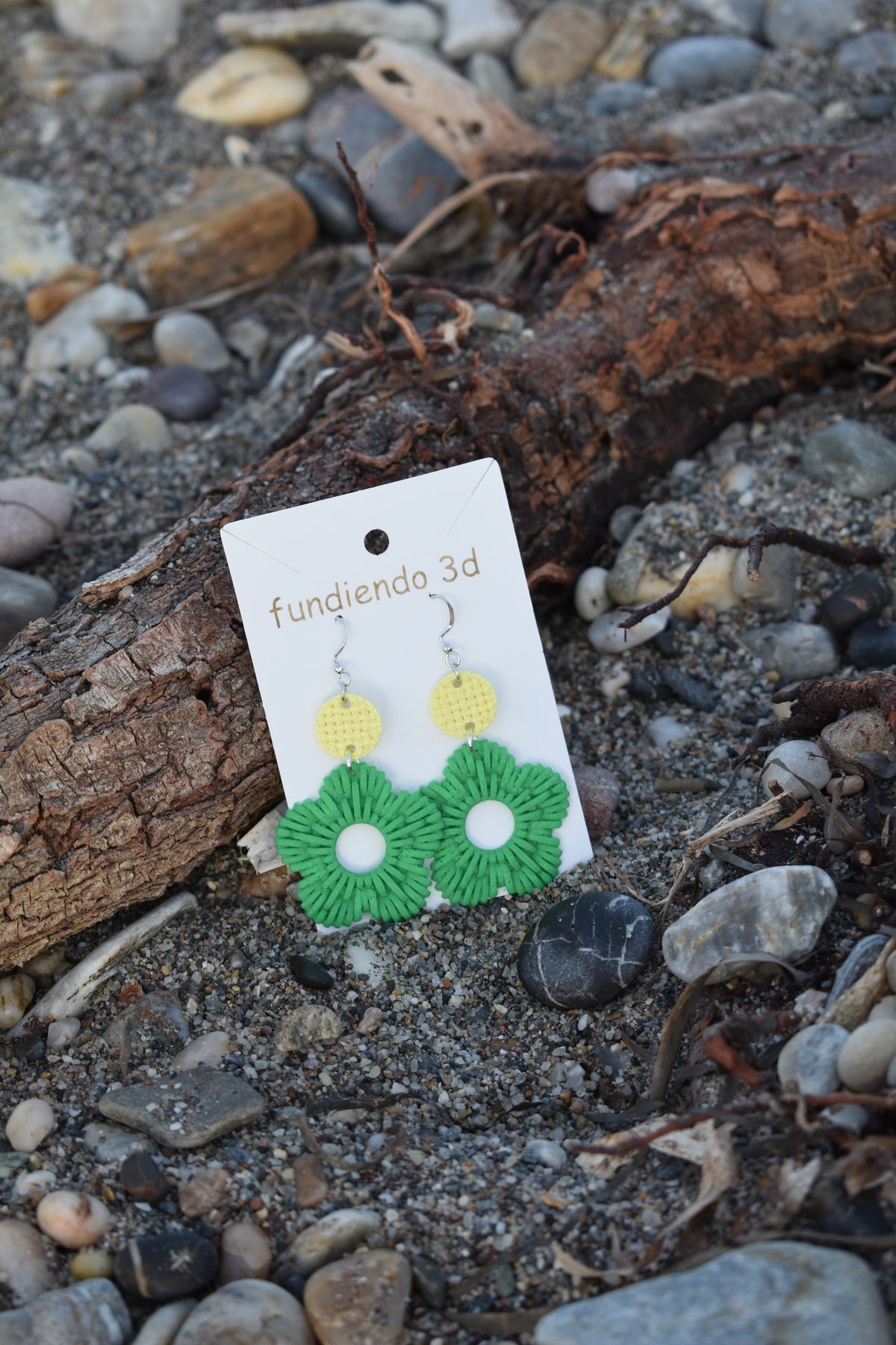 Pendientes Flor Solar